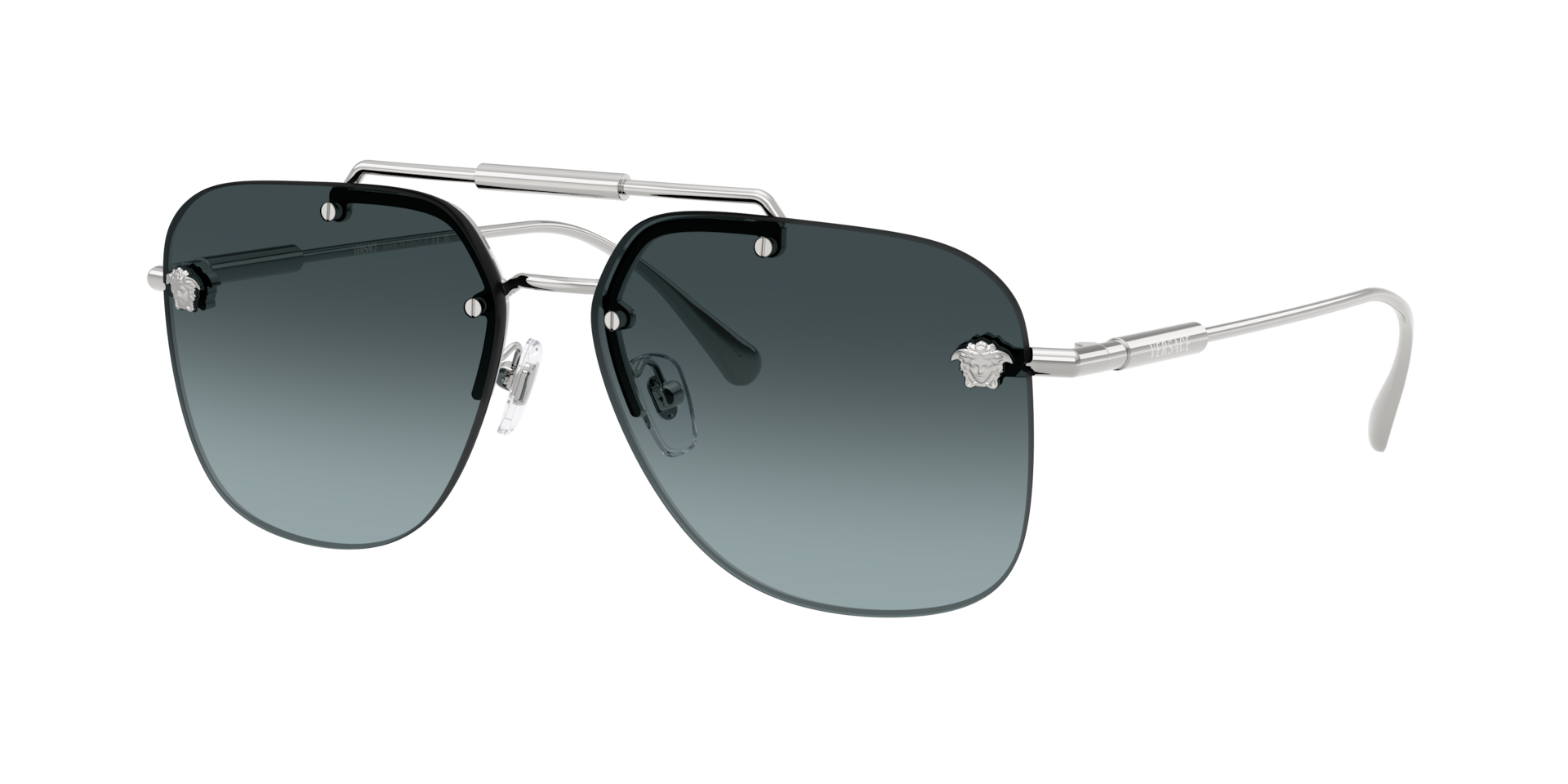 Versace Ve2296 Sunglasses - Unisex - Sunglasses - Gray - 60 Mm - Accessories - Image 4