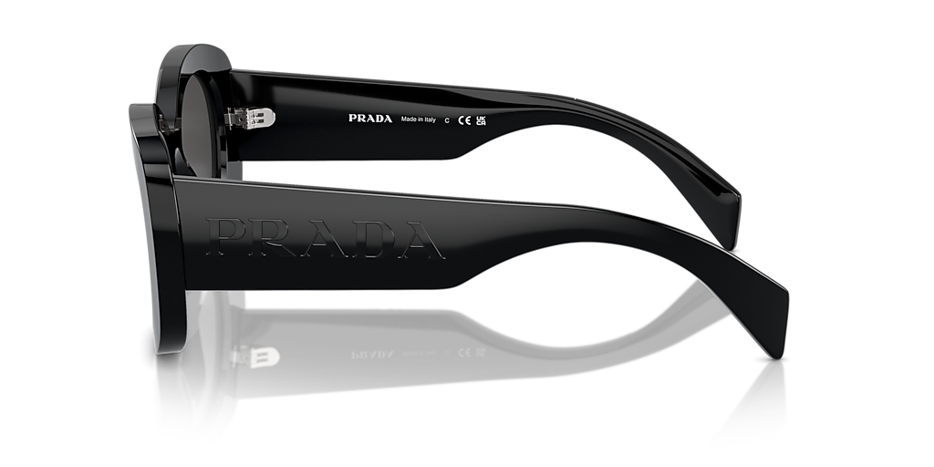 Prada PR A13S L (54 - 23) with Grey lenses and Black frame