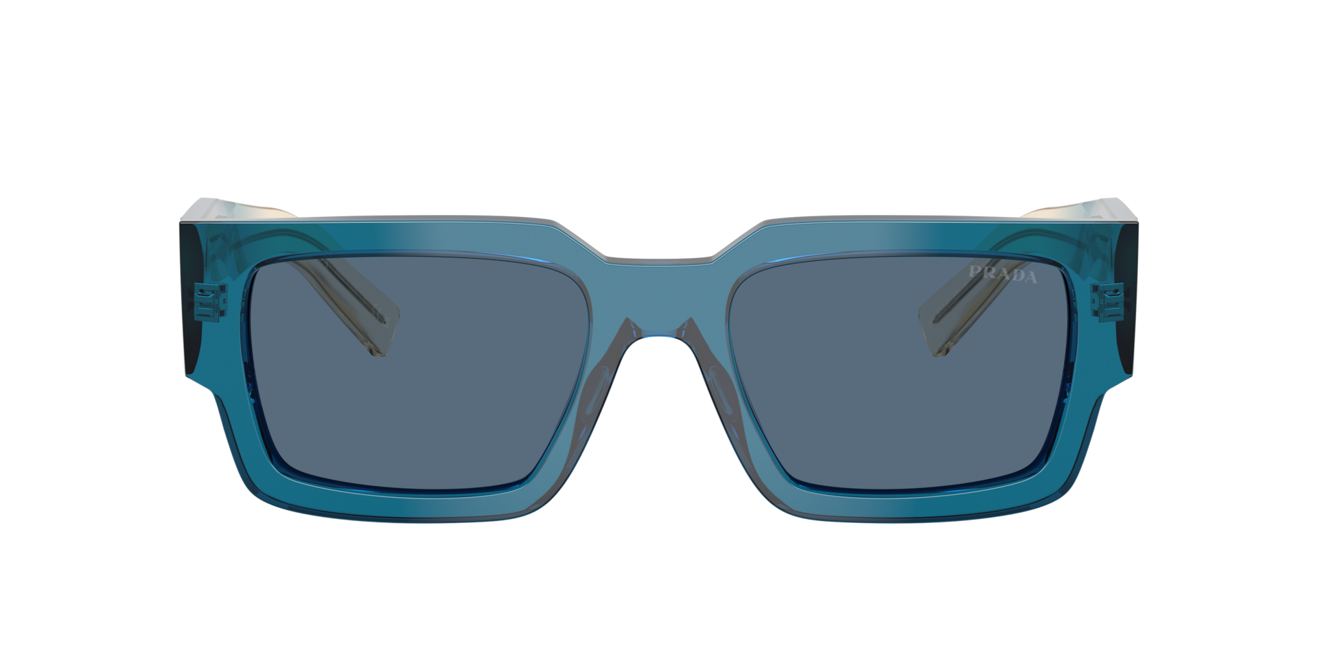 Prada PR B17SF L (55 - 18) with Blue lenses and Blue frame