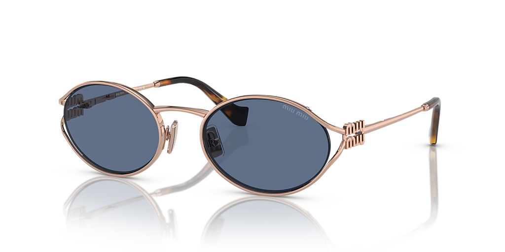 Miu Miu MU 52YS L (54 - 21) with Blue lenses and Pink frame
