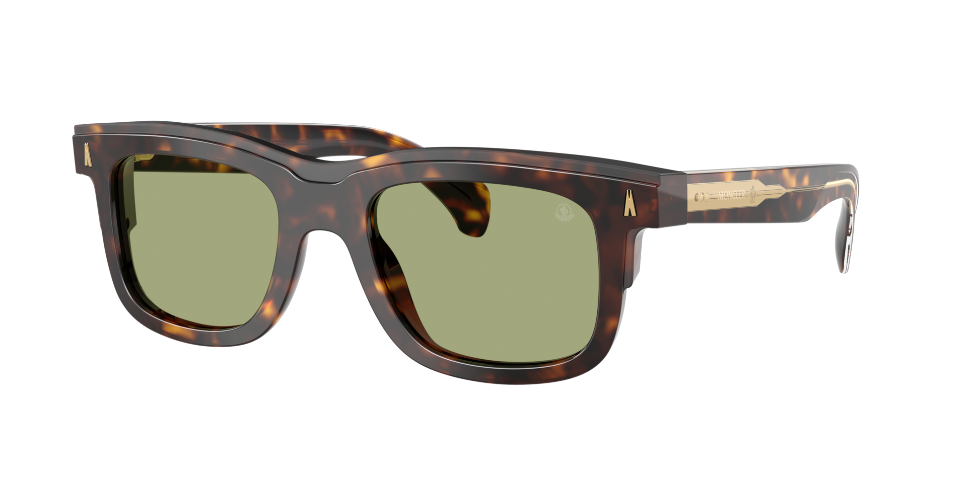 Moncler Unisex Sunglass ME6004 Claro - Couleur du Monture Marron caille de tortue Couleur de Lentille Vert 420 €