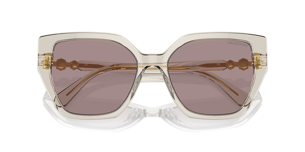 Swarovski SK6016 M (56 - 18) with Violet lenses and Beige frame