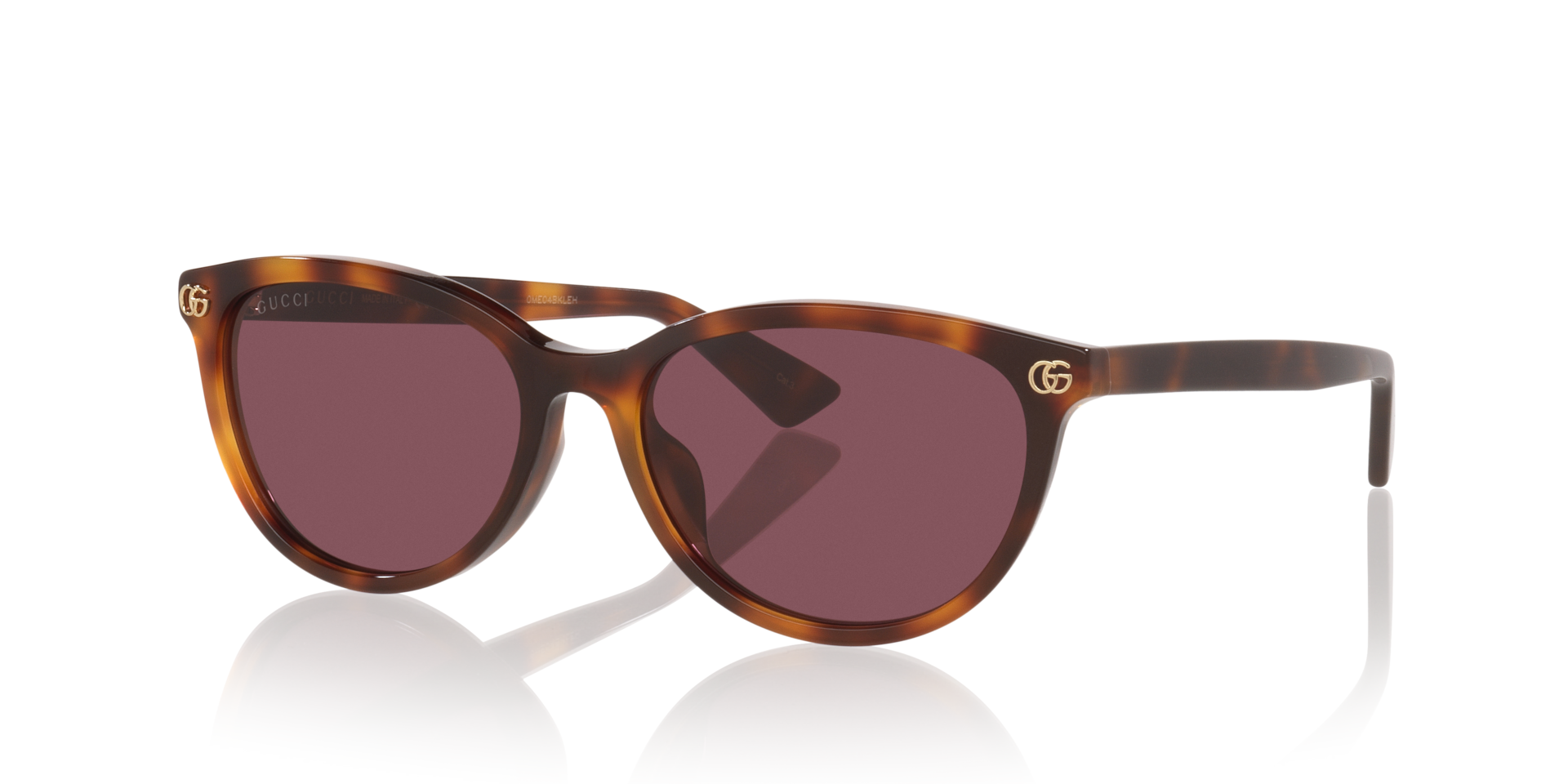 Gucci GG1818SK M (56 - 17) with Violet lenses and Tortoise frame