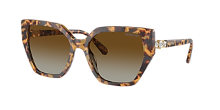 Swarovski SK6016 M (56 - 18) with Brown lenses and Tortoise frame