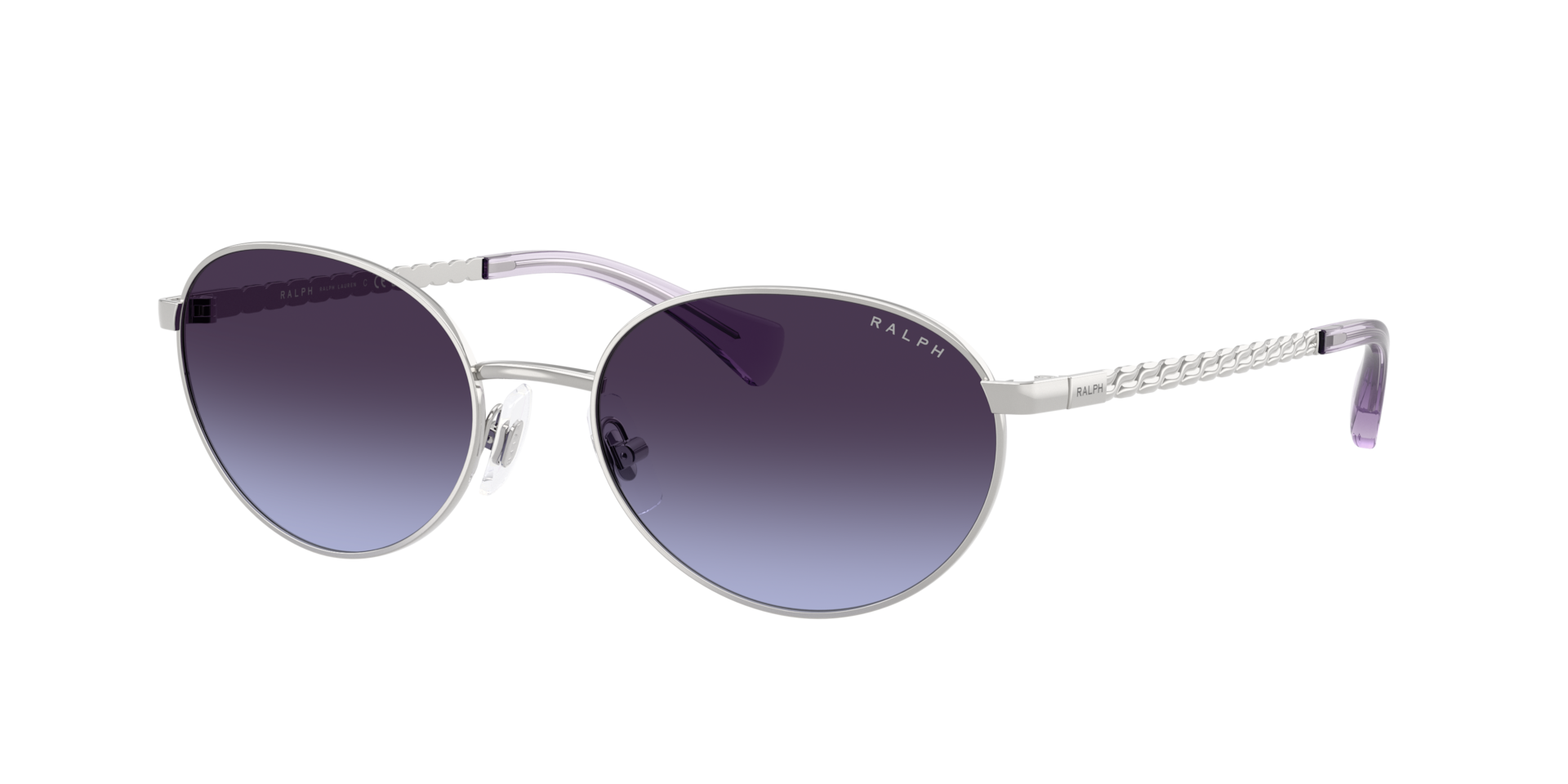 Ralph Femme Sunglass RA4148 - Couleur du Monture Argent brillant Couleur de Lentille Bleu dgrad Azur 119 €