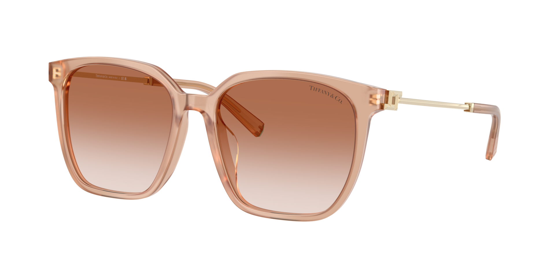 Tiffany Co Femme Sunglass TF4244D - Couleur du Monture Nude opaline Couleur de Lentille Dgrad Rose 153 €