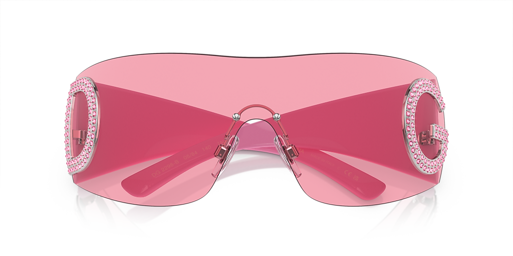 Dolce&Gabbana DG2298B S (0 - 140) with Pink lenses and Pink frame