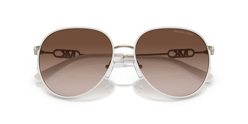 Michael Kors Empire XL (58 - 17) with Brown lenses and Gold  display picture 2