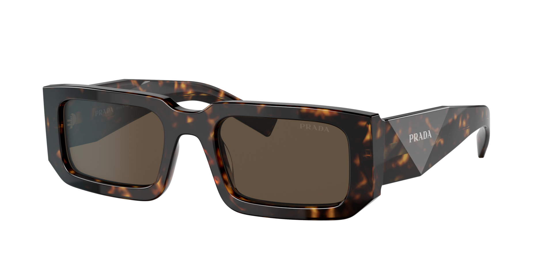 Prada PR 06YS M (53 - 21) with Brown lenses and Tortoise frame