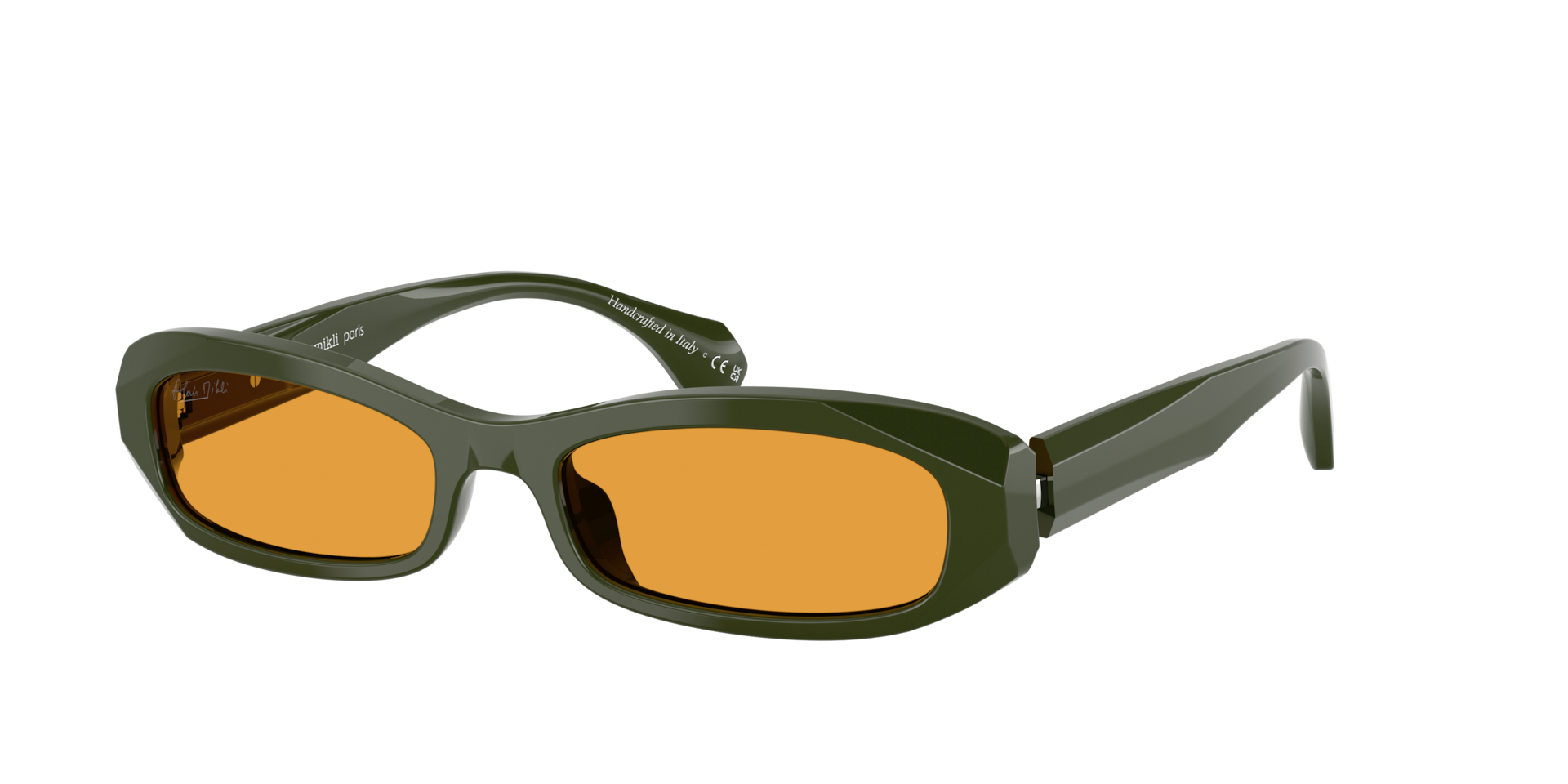 Alain Mikli Woman Sunglass A05512 -  Frame color: Solid Green, Lens color: Polar Yellow