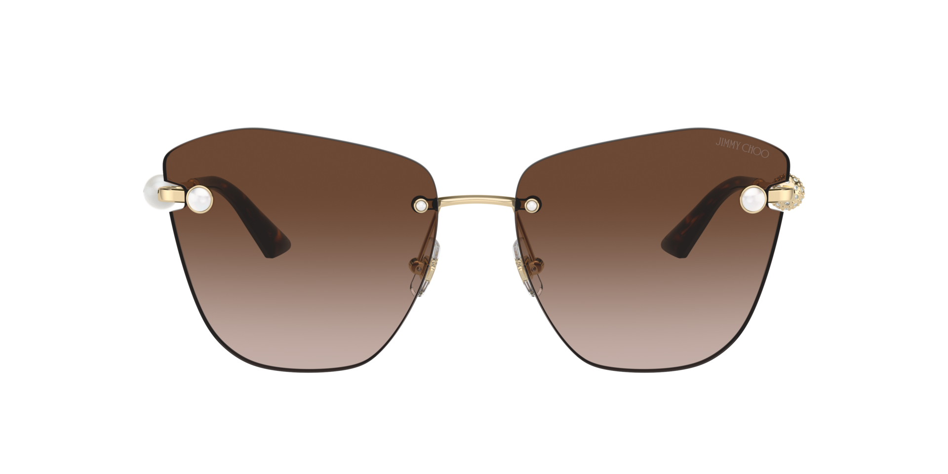 Jimmy Choo JC4004HB L (59 - 16) with Brown lenses and Gold frame