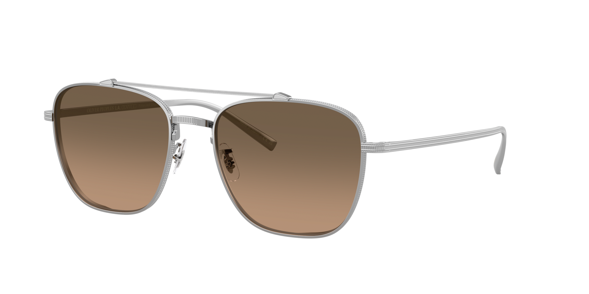 Oliver Peoples Man Sunglass OV1349ST Avison -  Frame color: Silver, Lens color: Sandstone Gradient Polarised