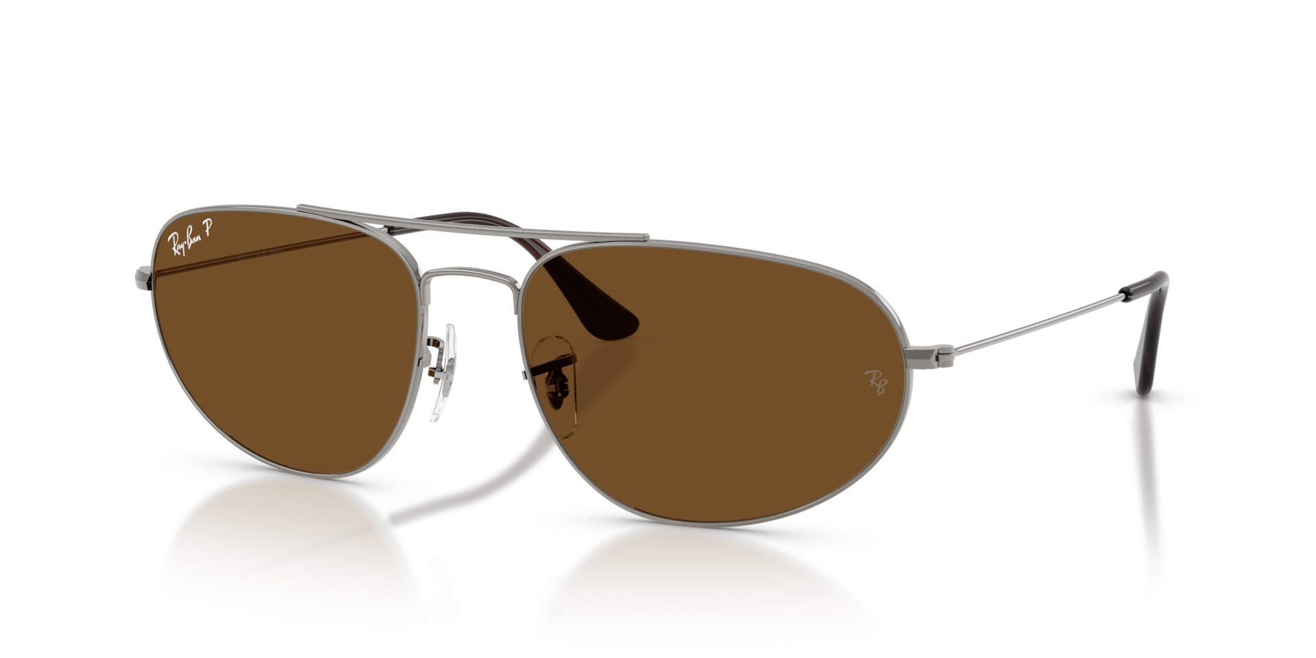 Ray-Ban Explorer IV XXL (60 - 18) with Brown lenses and Grey frame