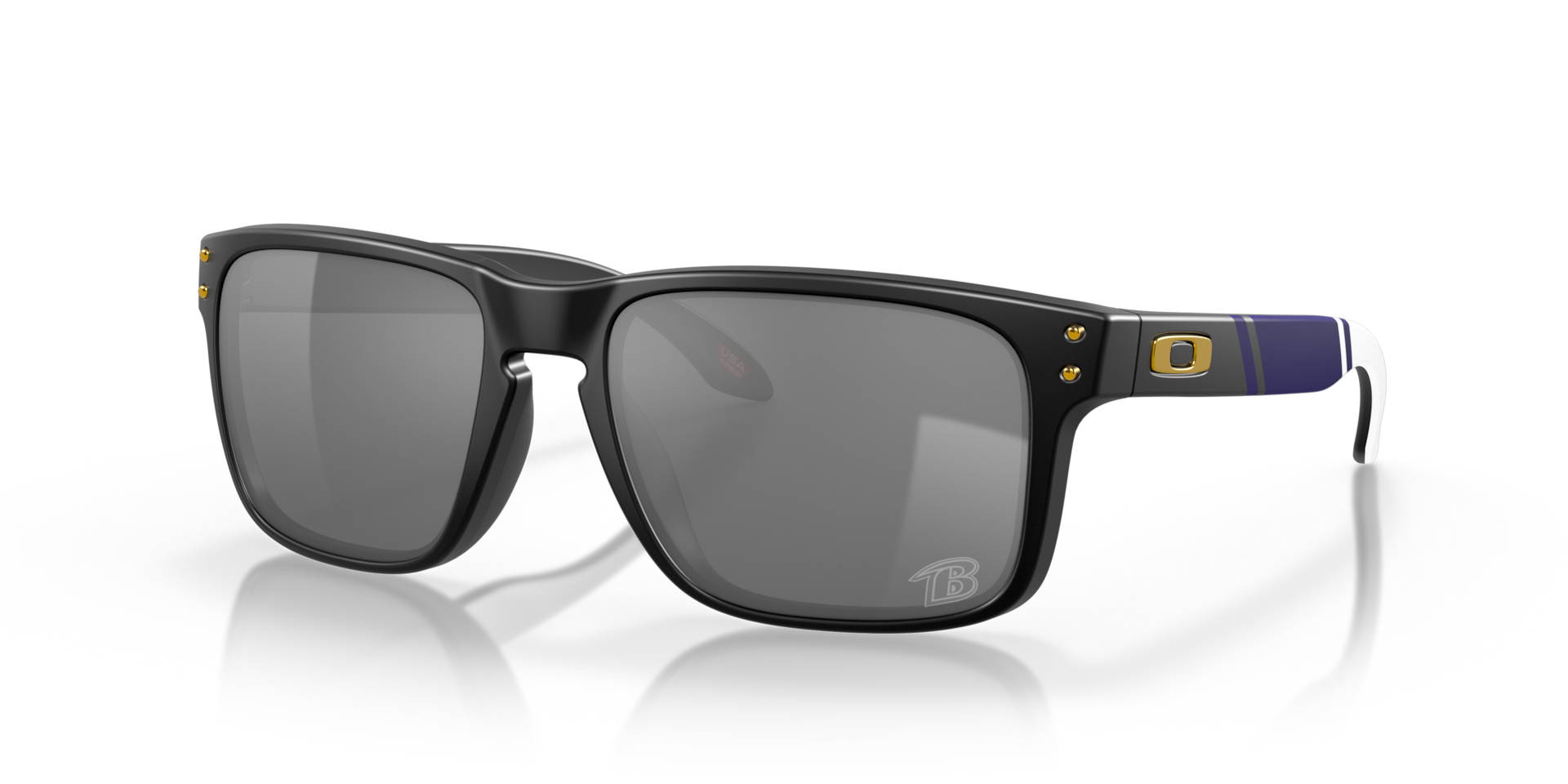 Oakley OO9102 Baltimore Ravens Holbrook™ XL (57 - 18) with Black