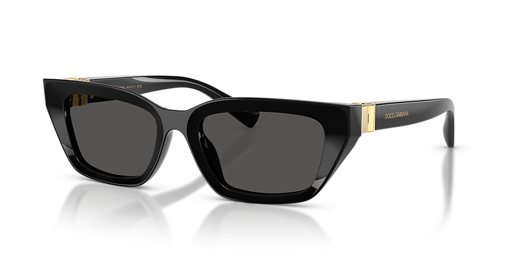 Dolce&Gabbana DG4532 S (53 - 18) with Grey lenses and Black frame
