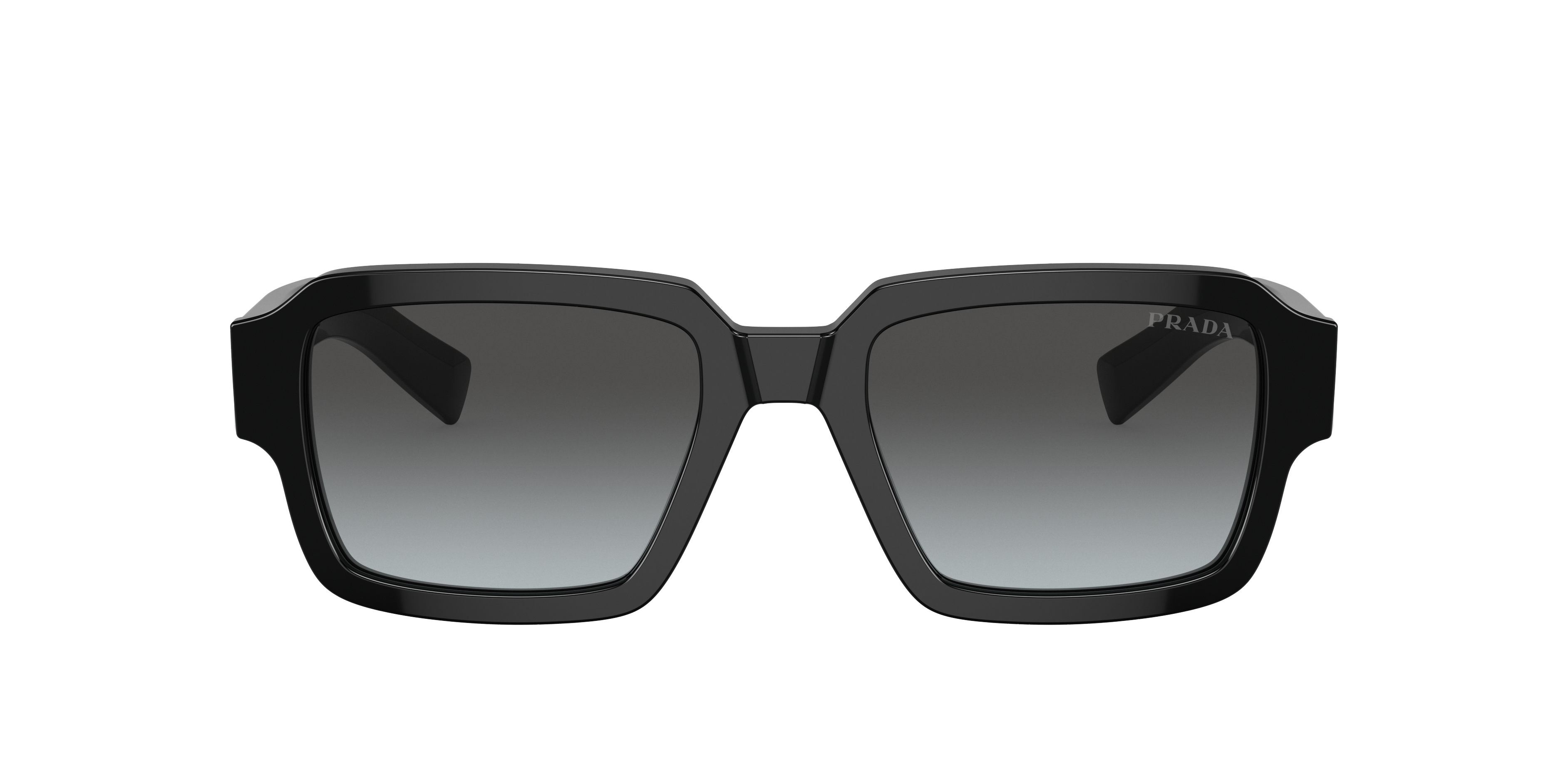 Prada PR 02ZS S (52 - 20) with Grey lenses and Black frame