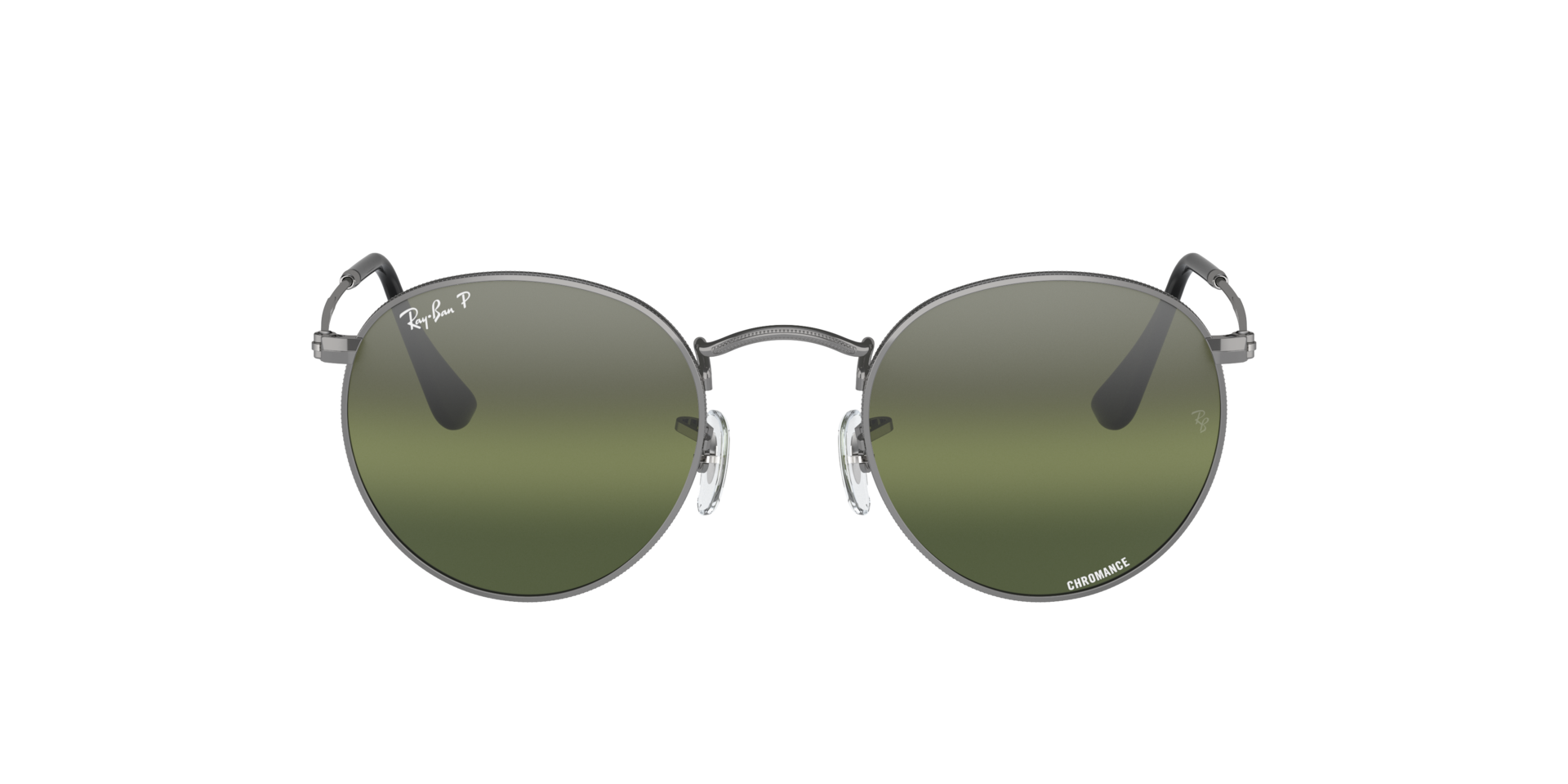 Ray-Ban Round Metal Polarized+ Lenses L (53 - 21) with Green