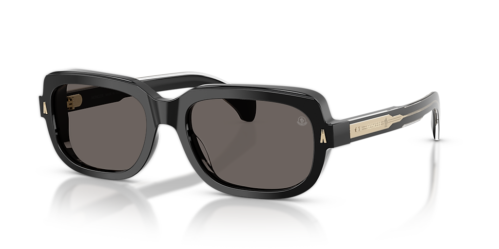 Moncler ME6008 Suntrap M (55 - 18) with Grey lenses and Black