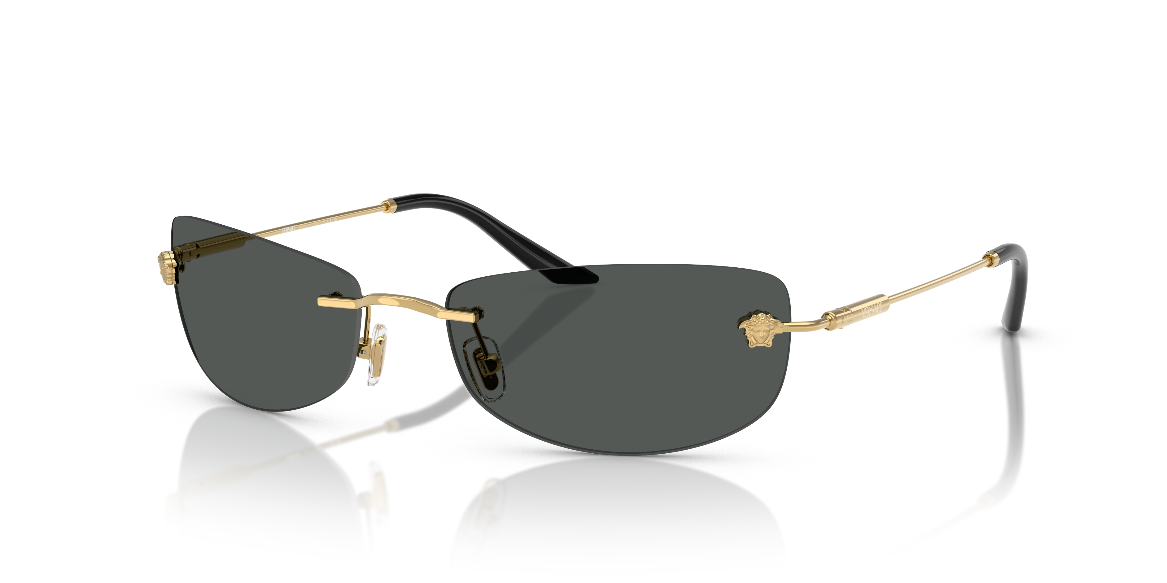 Versace VE2279 XL (60 - 18) with Grey lenses and Gold frame