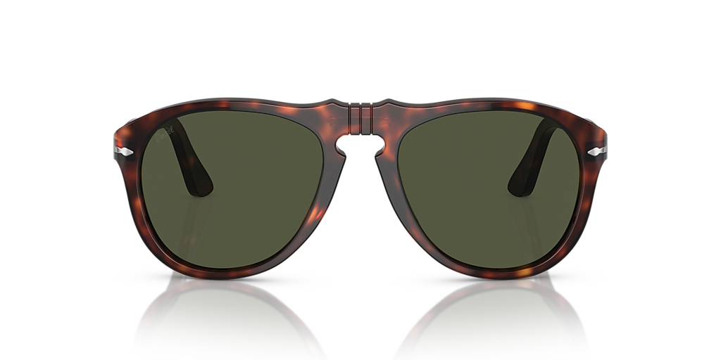 Persol 649 - Original S (52 - 20) with Green lenses and Tortoise