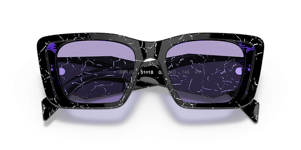Prada PR 08YS XS (51 - 18) with Violet lenses and Tortoise frame