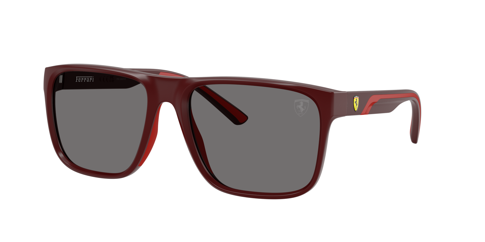SCUDERIA FERRARI Man Sunglasses FZ6002U  -  Frame color: Bordeaux, Lens color: Polarized Grey