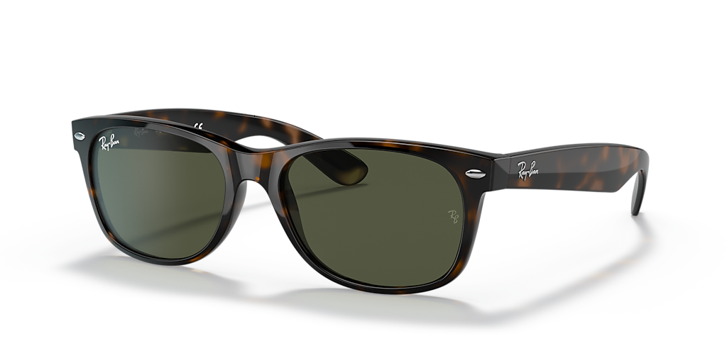 Ray-Ban New Wayfarer Classic M (55 - 18) with Green lenses and
