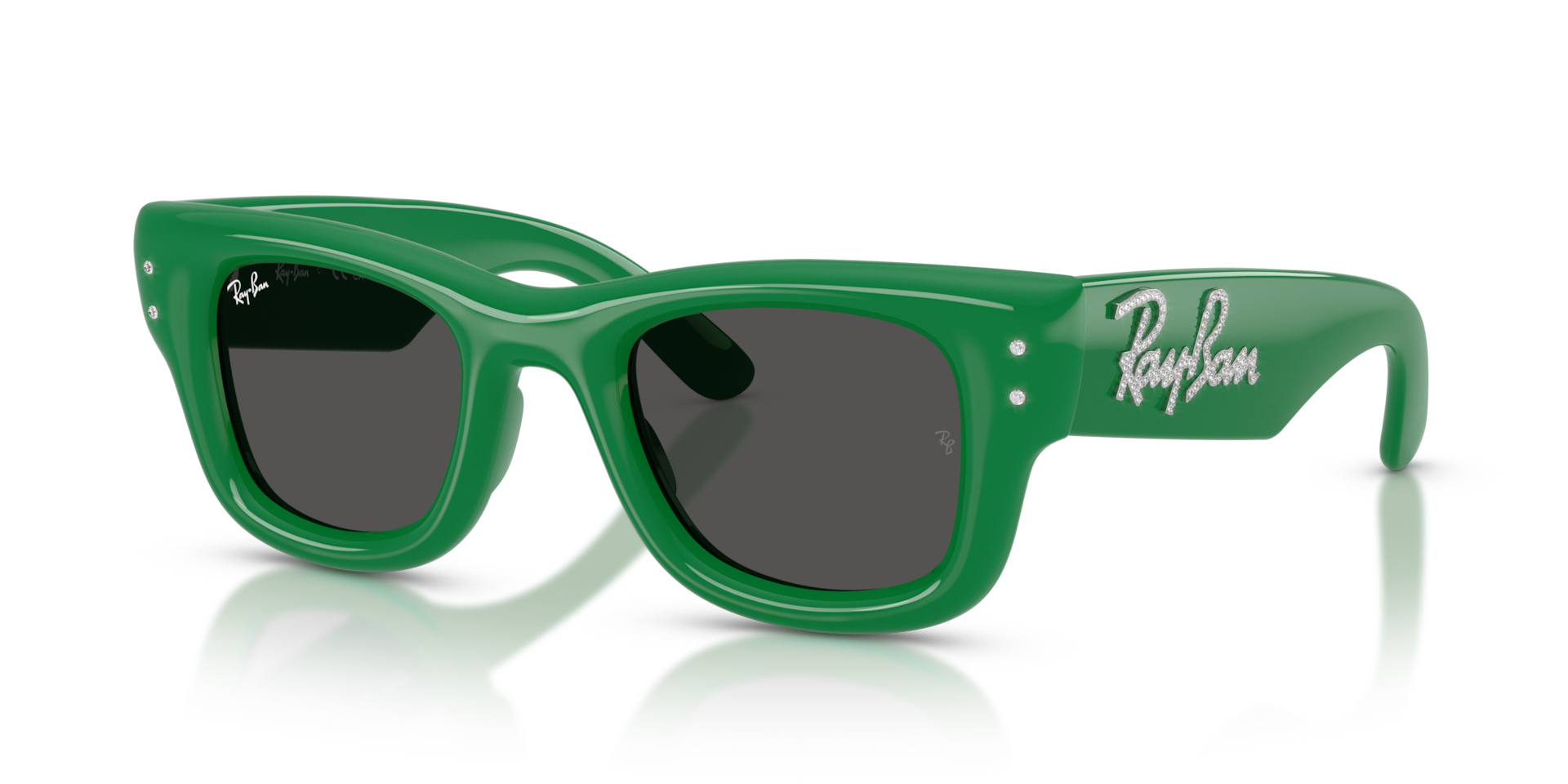 RB4940B Wayfarer Puffer Crystal Edition