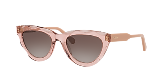 Chloé CH0286S XL (60 - 15) with Violet lenses and Brown frame