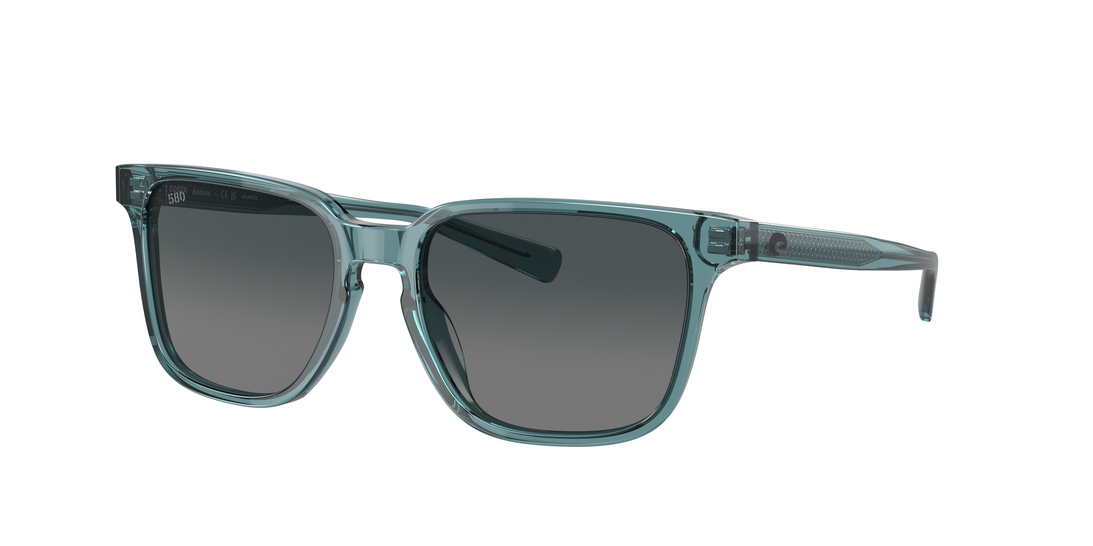 Costa Man Sunglass Kailano -  Frame color: Deep Crystal Aquamarine, Lens color: Gray Gradient
