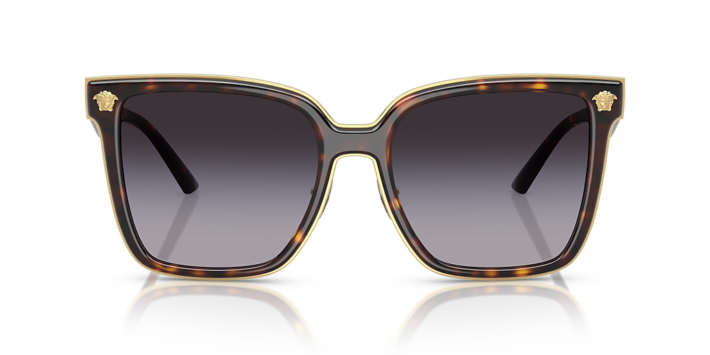 Versace VE2278D XXL (58 - 19) with Grey lenses and Tortoise frame