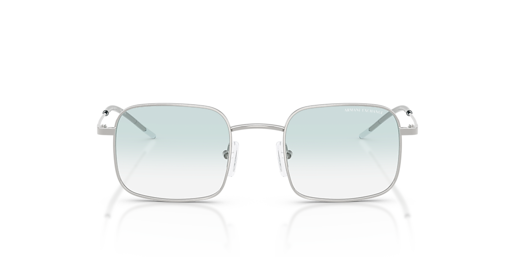 Armani Exchange AX2055S XS (46 - 21) with Blue lenses and Silver