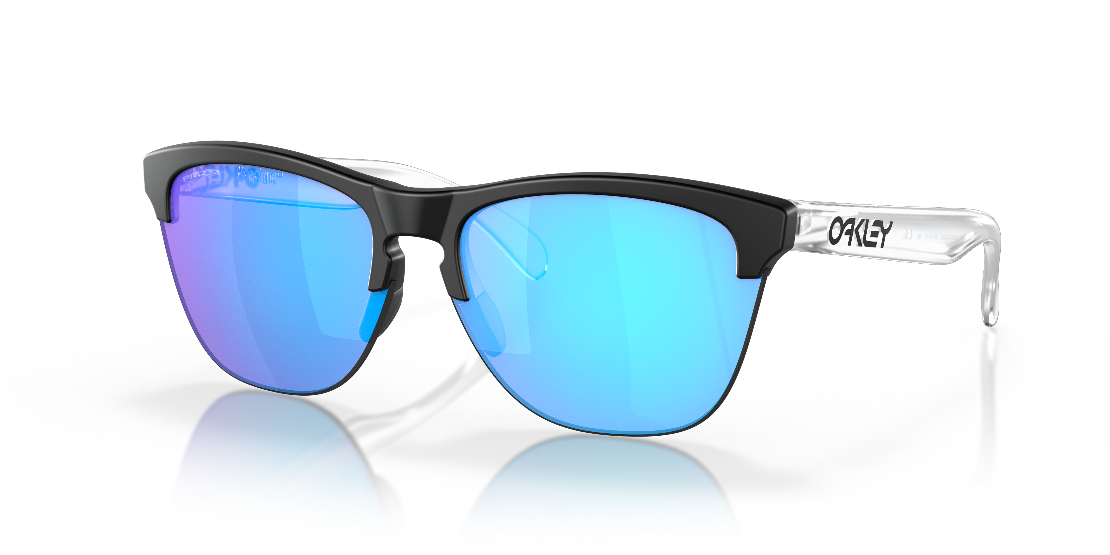 Oakley Frogskins™ Lite M (63 - 10) with Blue lenses and Black