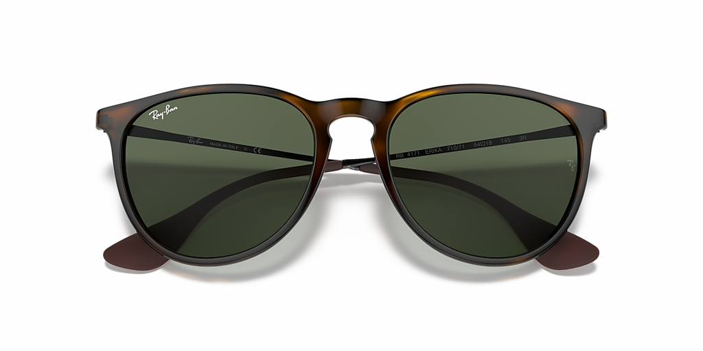 Ray-Ban Erika Classic M (54 - 18) with Green lenses and Tortoise