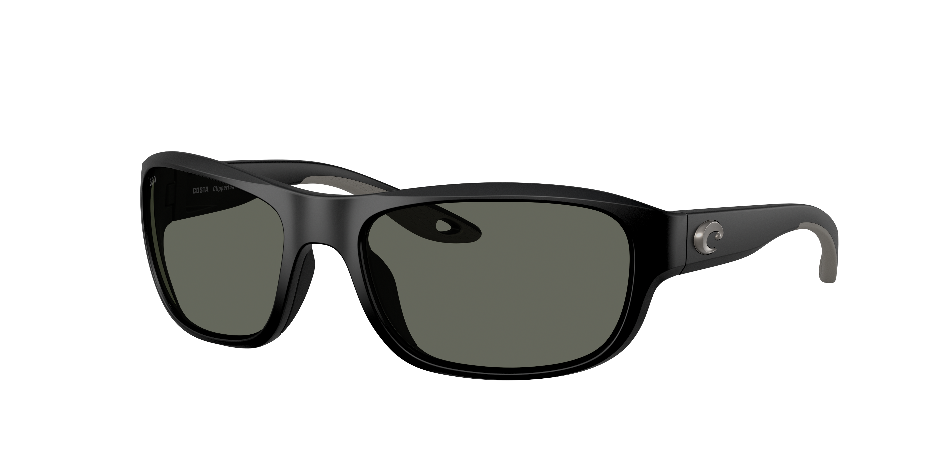 Costa Unisex Sunglass Clipperton -  Frame color: Matte Black, Lens color: Gray