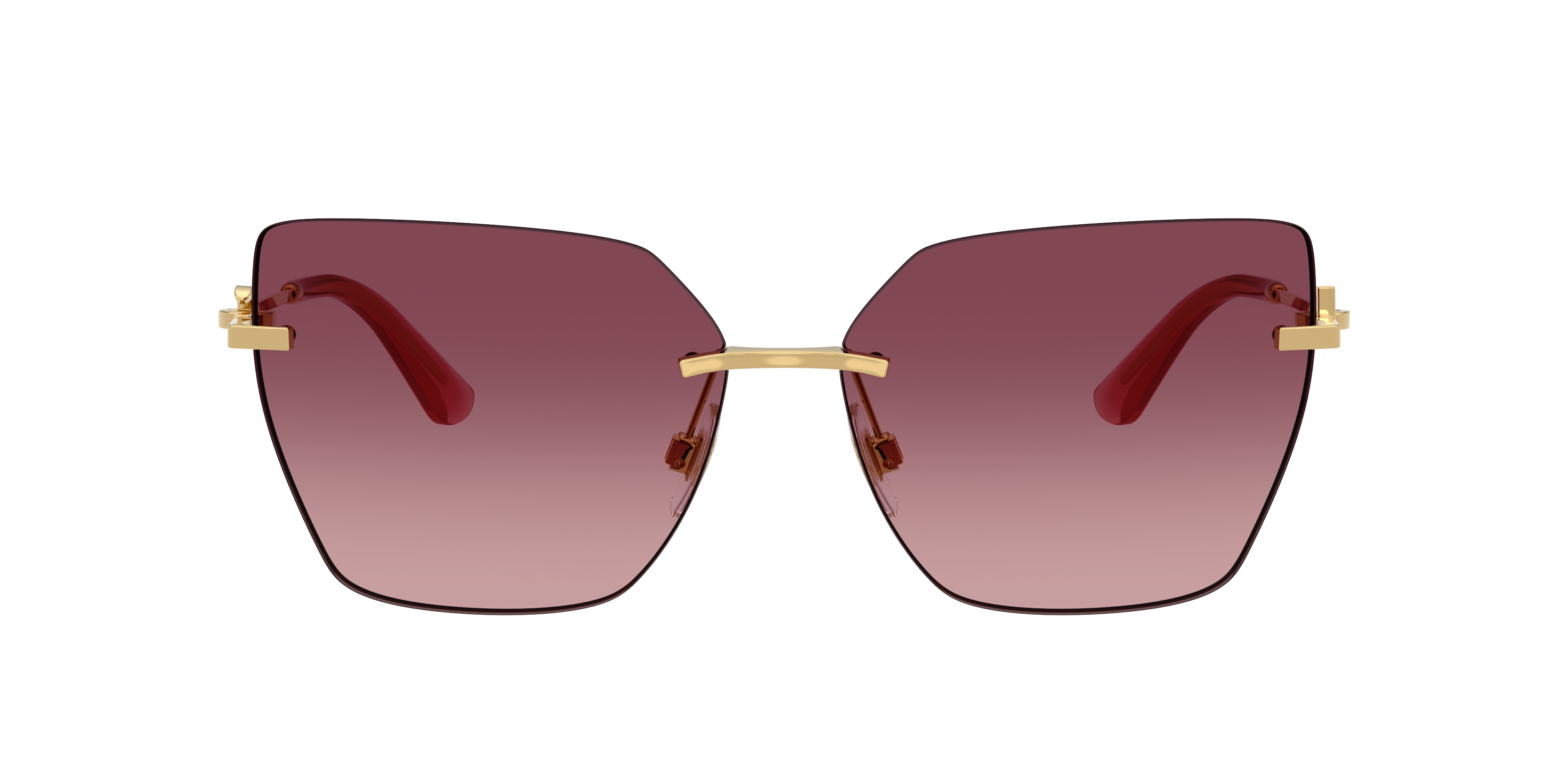 Dolce&Gabbana DG2321 XL (62 - 14) with Pink lenses and Gold frame