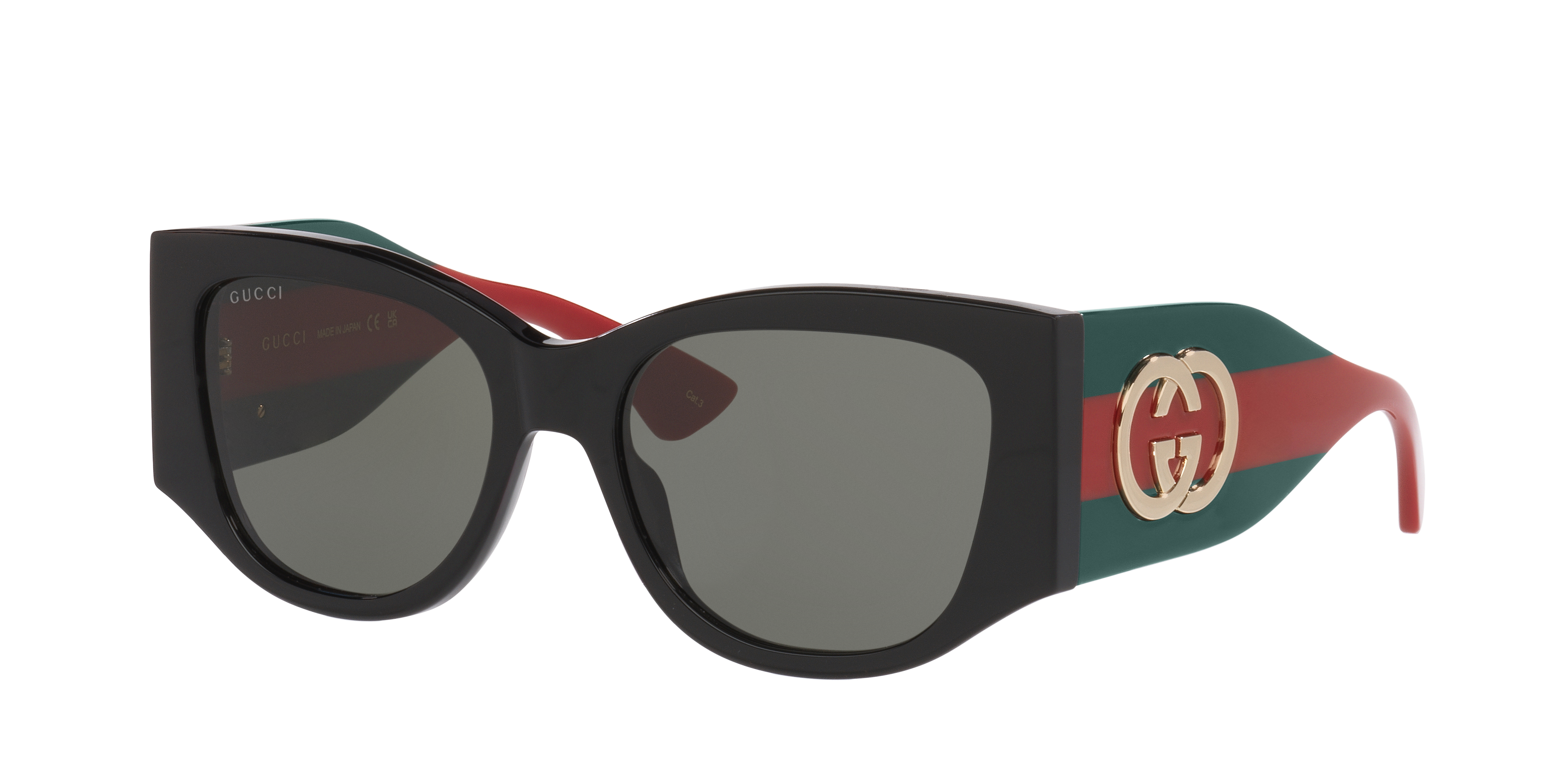 Gucci Gg2115S M (55 - 18) with Grey lenses and Black frame