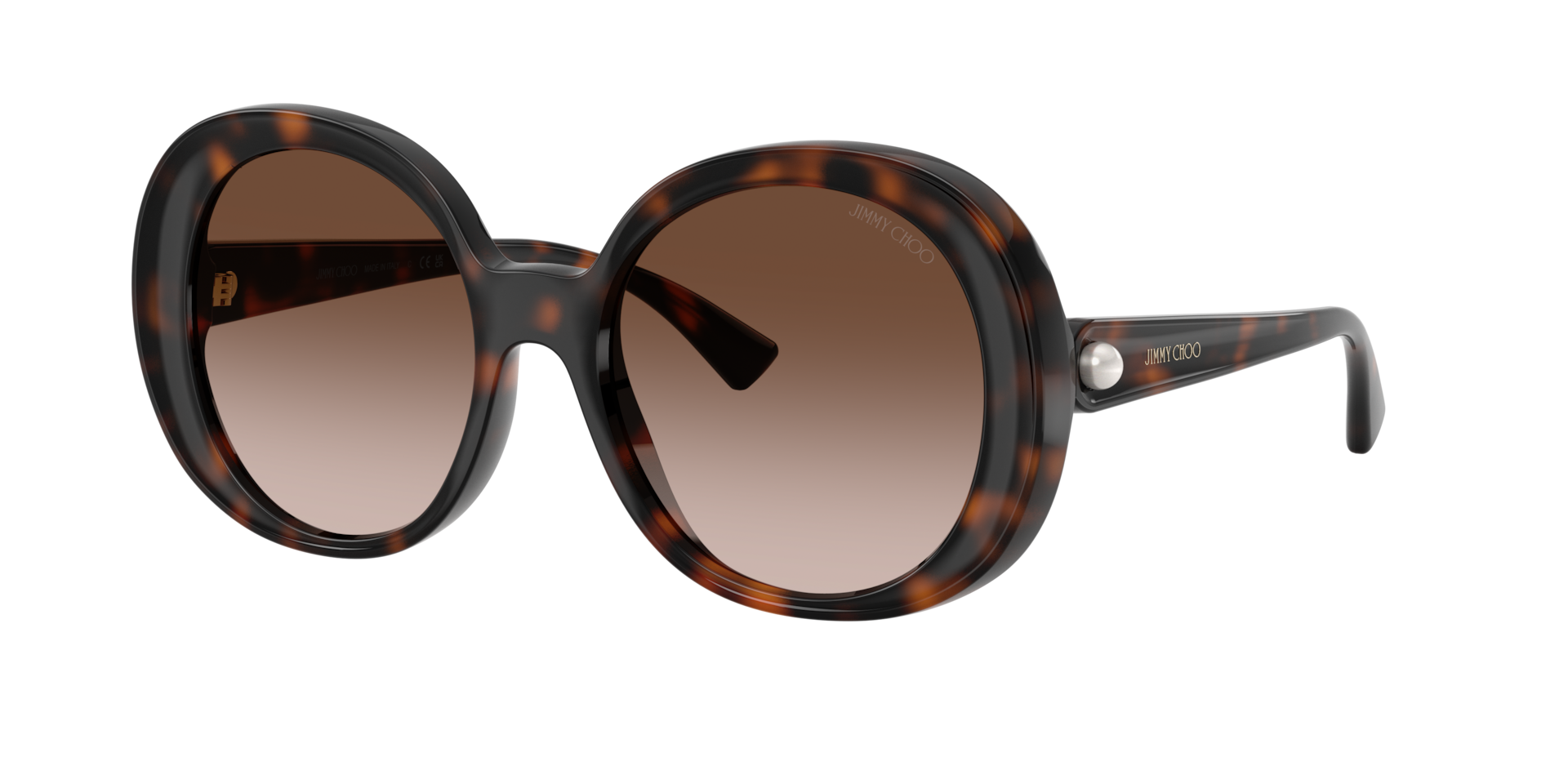 Jimmy Choo Woman Sunglass JC6004HU -  Frame color: Havana, Lens color: Brown Gradient