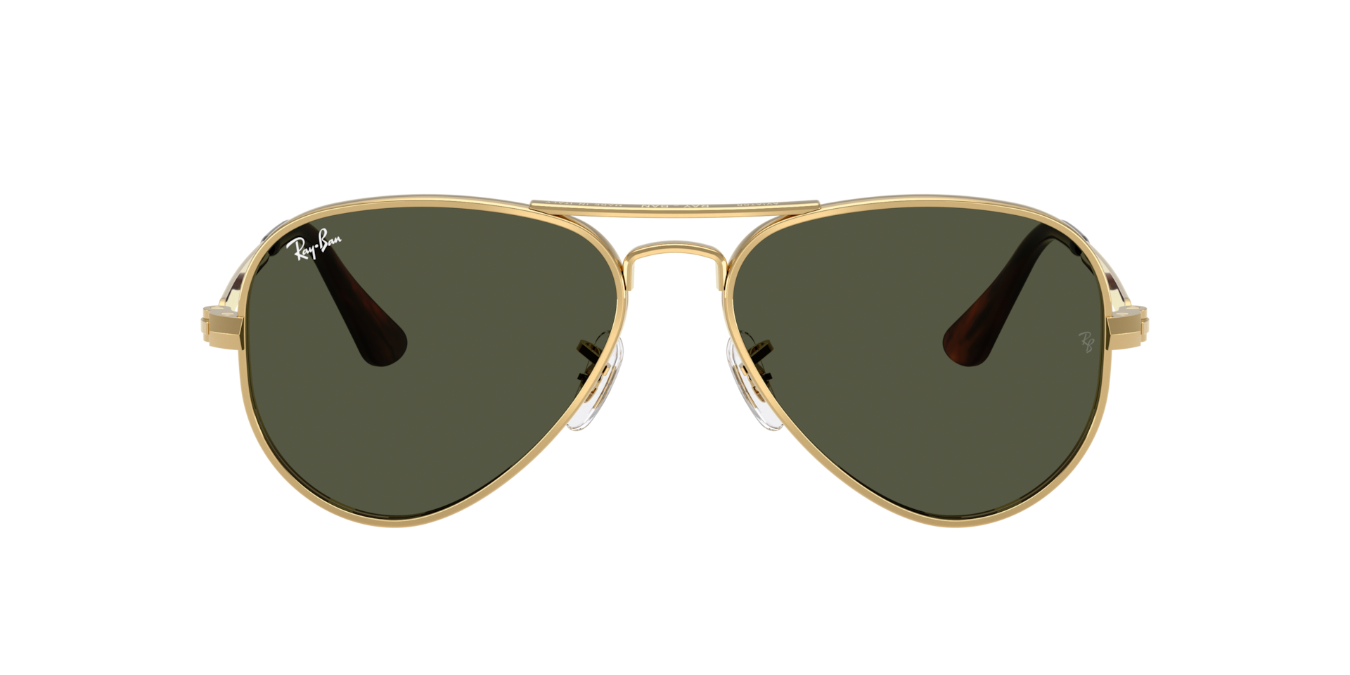 Ray-Ban Aviator Max XL (58 - 16) with Green lenses and Gold frame