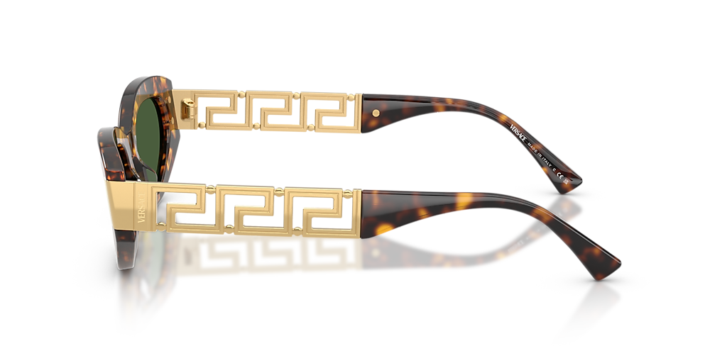 Versace VE4501 XL (54 - 19) with Green lenses and Tortoise frame
