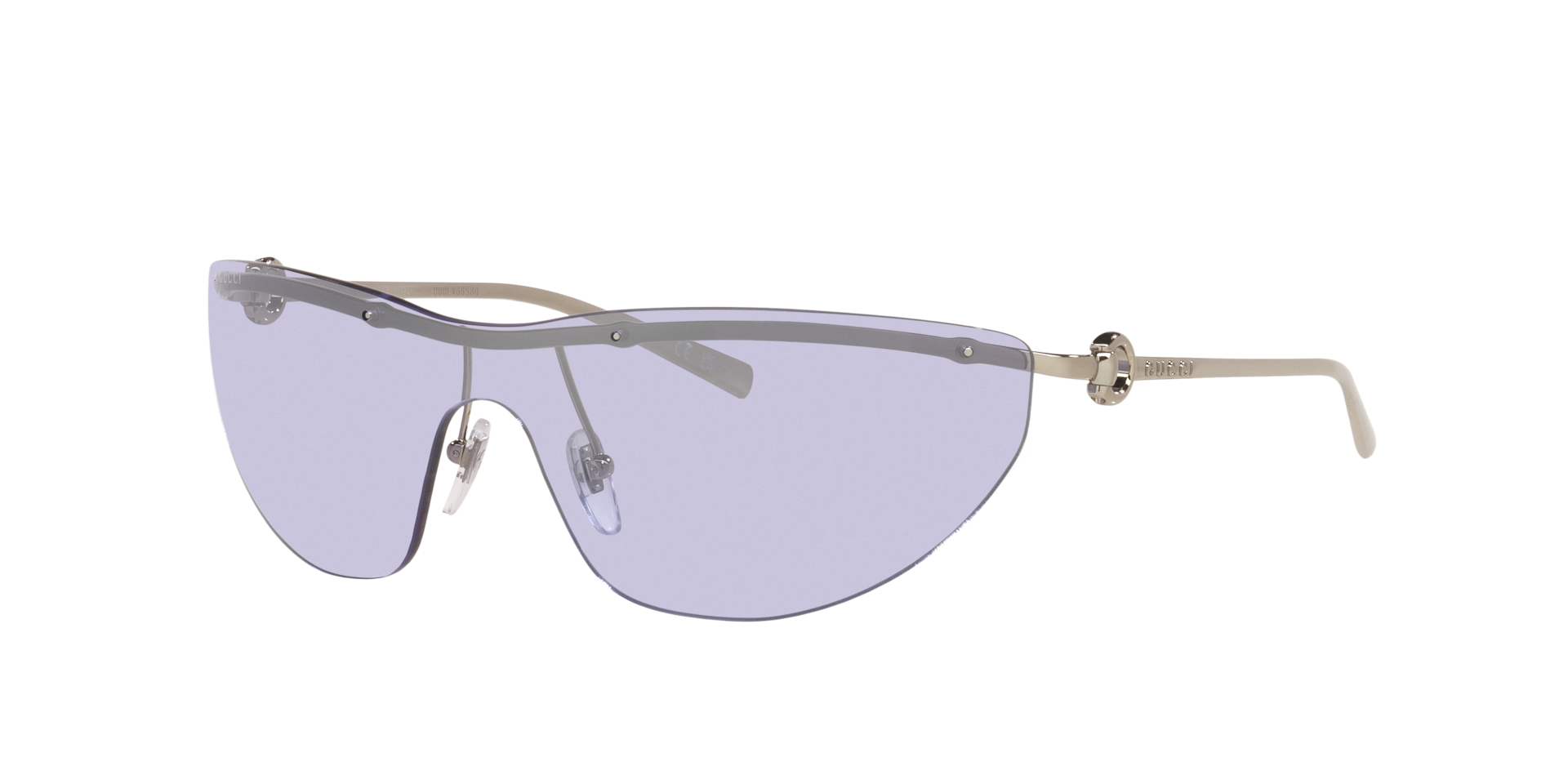 Gucci Femme Sunglass Gg1700S - Couleur du Monture Argent Couleur de Lentille Dgrad Pourpre 240 €