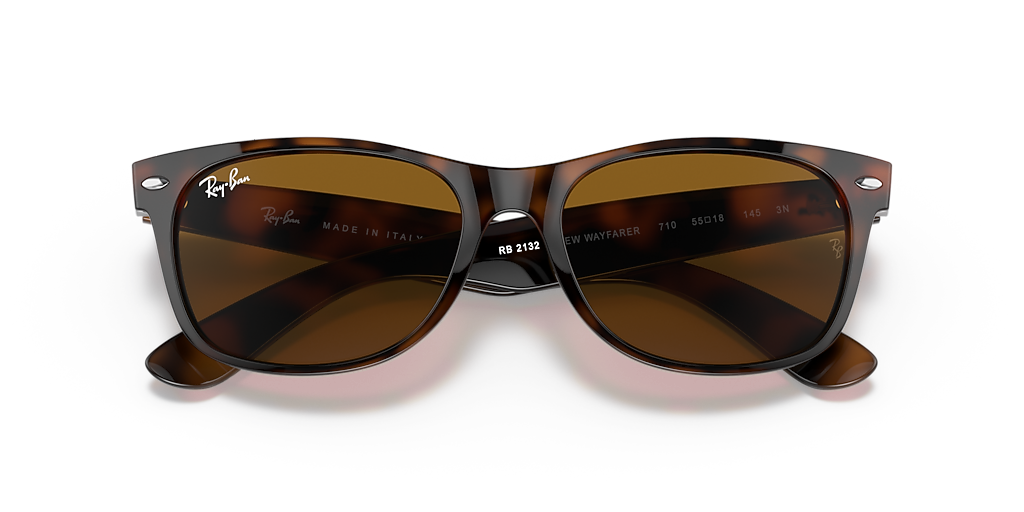 Ray-Ban New Wayfarer Classic XL (58 - 18) with Brown lenses and