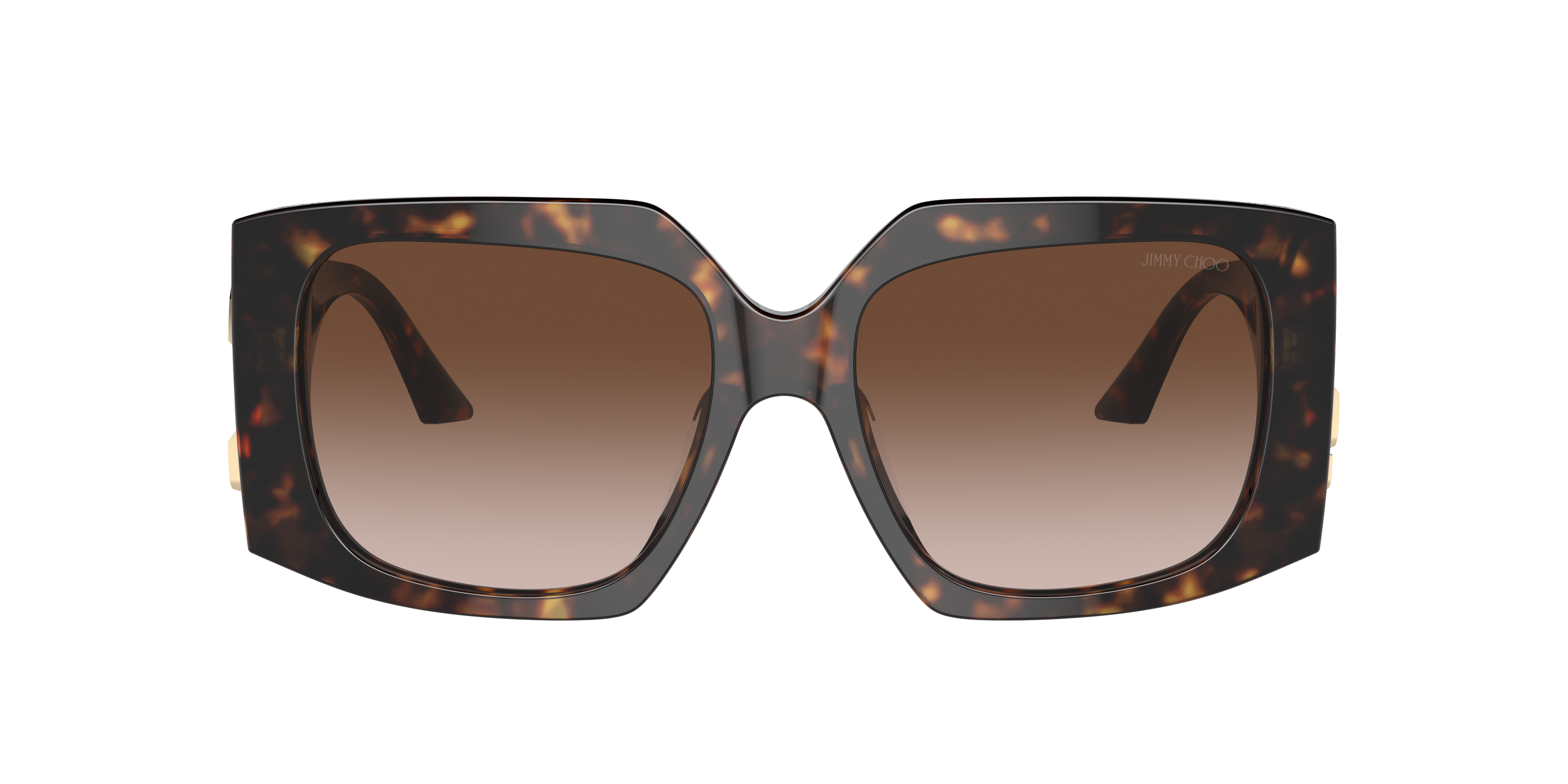 Jimmy Choo JC5006U M (55 - 17) com Lentes Marrom e Armação