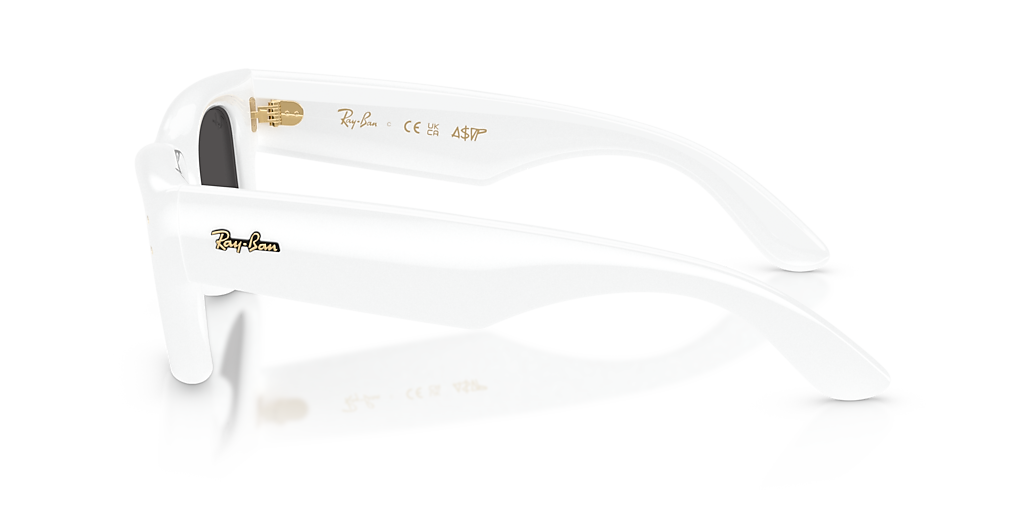 Ray-Ban Wayfarer Puffer M (47 - 23) with Black lenses and White