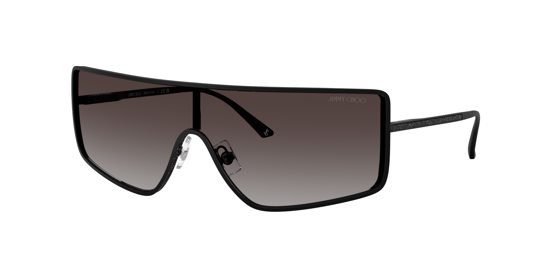 Jimmy Choo Woman Sunglass JC4021J -  Frame color: Matte Black, Lens color: Grey Gradient
