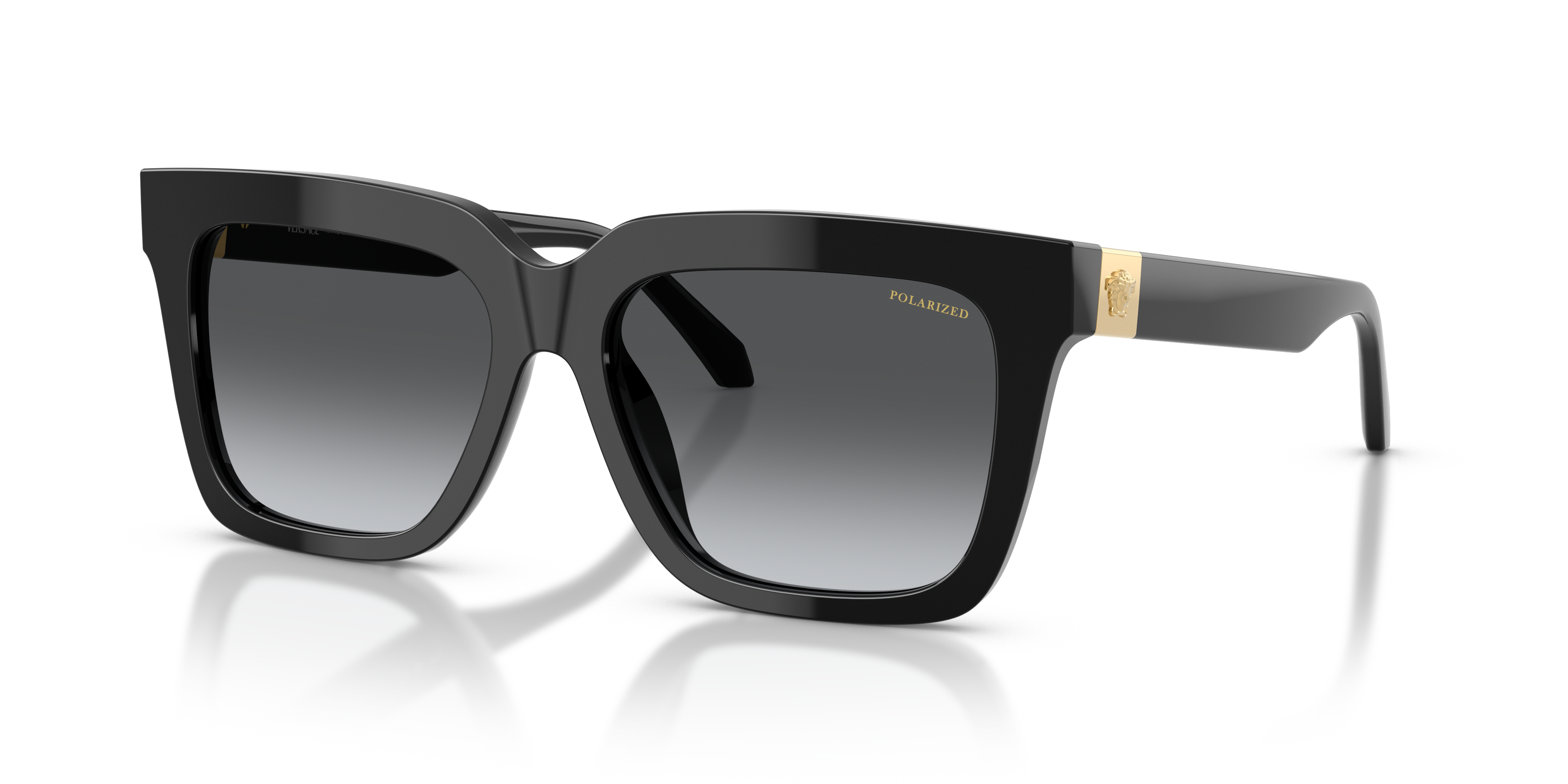 Versace VE4498 L (55 - 16) with Grey lenses and Black frame