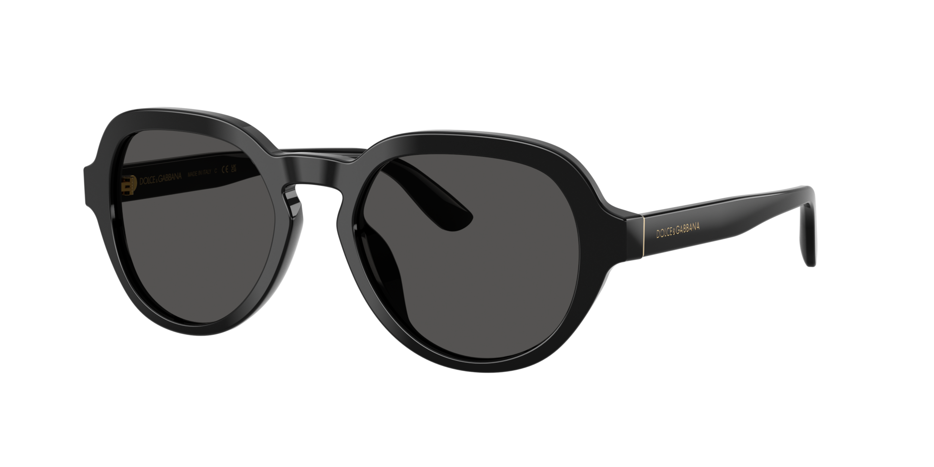 Dolce&Gabbana Mann Sunglass DG4567 - Rahmenfarbe: Schwarz, Linsenfarbe: Dunkelgrau
