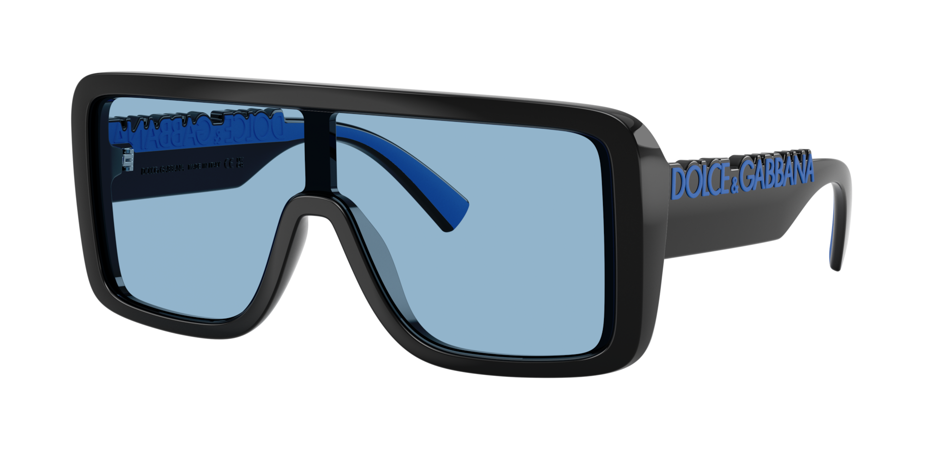 Dolce&Gabbana Unisex Sunglass DG6204 -  Frame color: Black, Lens color: Blue