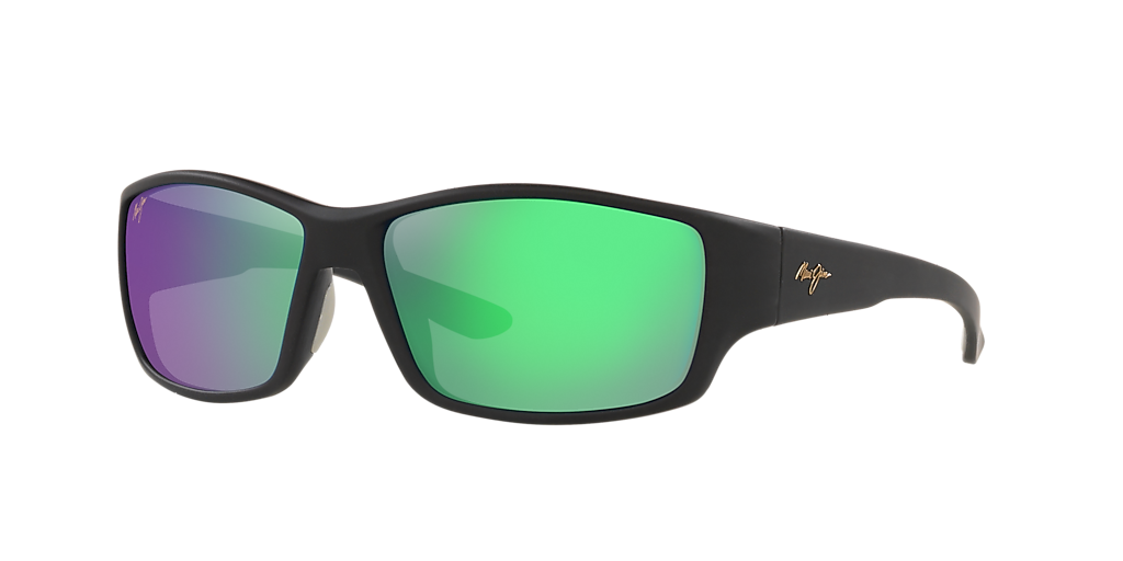 Maui Jim Local Kine XL (62 - 15) with Green lenses and Black frame
