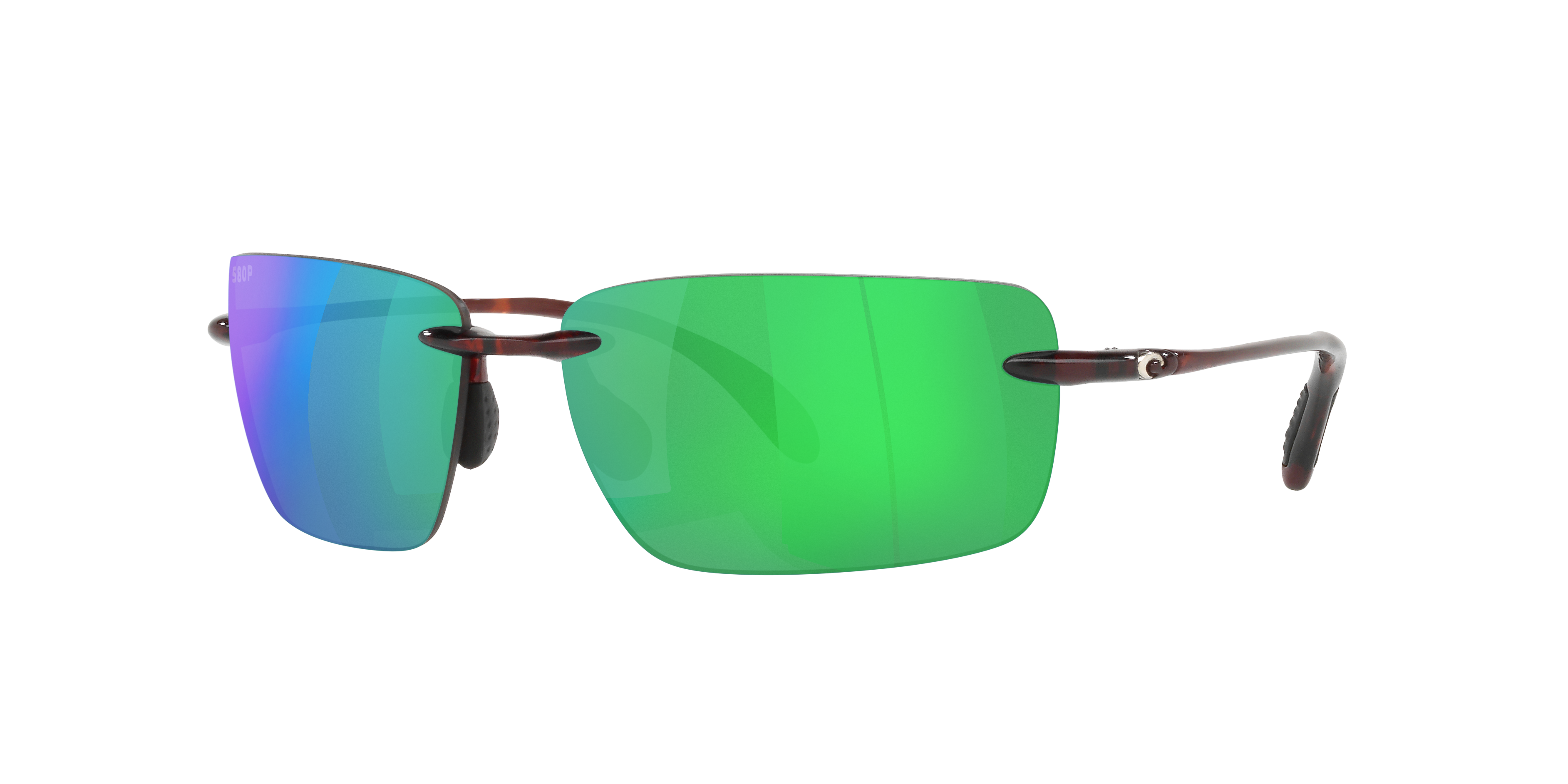 Costa Man Sunglass Gulf Shore -  Frame color: Tortoise, Lens color: Green Mirror